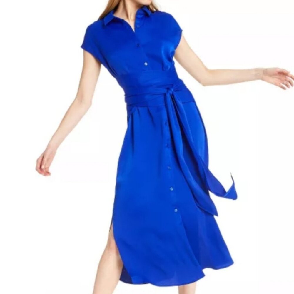 Cushnie X Target Front Tie Shirt Dress, XS